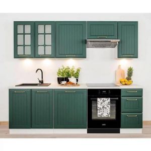 Paveikslėlis Virtuvė Irma 180/240 žalia matinė