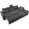 Asti 2R-LC Soro 90 Kampinė sofa dešinėje pusėje su miegamąja funkcija paveikslėlis