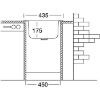 Rondo EC 192 FI435 vieno dubens plieninė kriauklė ir sifonas paveikslėlis