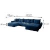 Kampinė sofa su miegamąja funkcija Bono New U Vogue 13 universali paveikslėlis