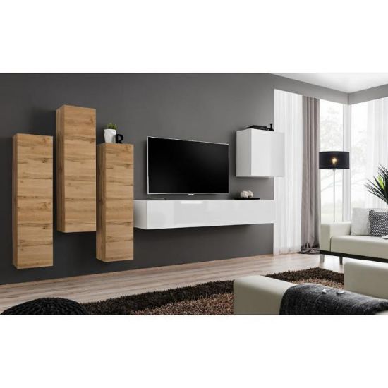 Vitrina Switch III Wotan/Whitan/White paveikslėlis
