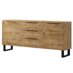 Paveikslėlis 2 x 3s komoda Halle 25 Oak Wotan