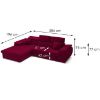 Kampinė sofa Polo L Kronos 02 plius pagalvėlės Kronos 02 paveikslėlis