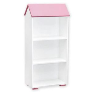 Paveikslėlis Knygų spinta Bb02 3p White plus Pink