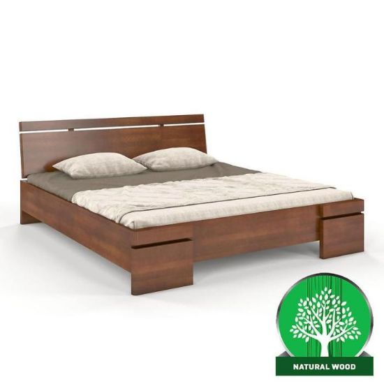Skandica buko mediena Sparta maxi lova 200X200 cm. graikinis riešutas paveikslėlis