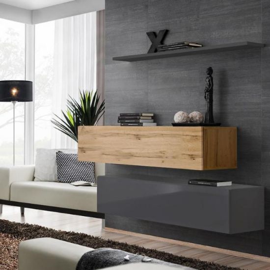 Stalčius ir lentyna Switch Sb II Graphite/Wotan/Graphite paveikslėlis