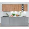 Virtuvės spintelė Emma D40 S/3 Grey Platinum Bb paveikslėlis