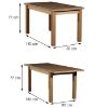 Stalas ST28 140x80+40 ąžuolo artisan paveikslėlis