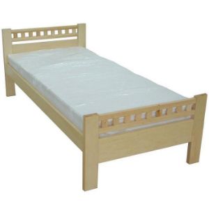 Paveikslėlis Milena lova 90x200 alksnio mediena