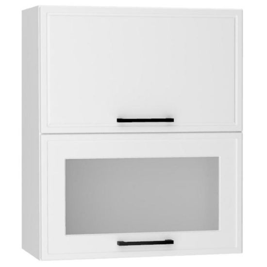 Virtuvės spintelė Emily W60grf/2 Sd balta žirnių matinė paveikslėlis