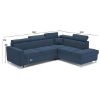 Kampinė sofa Gloss Kronos 9 dešinės pusės paveikslėlis
