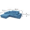 Polo L Porto 62 Kampinė sofa ir Porto 62 pagalvėlės paveikslėlis