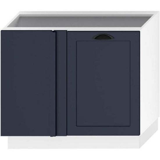 Virtuvinė spintelė Adele Dnp Pl Navy Blue/Matte/White paveikslėlis