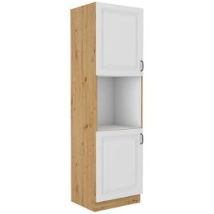 Paveikslėlis Virtuvinė spintelė Stilo balta matinė/artisan 60DP-210 2F
