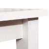 Stalo ir kėdžių komplektas Miron 1+4 st28 120x80+40 +W77 baltas paveikslėlis