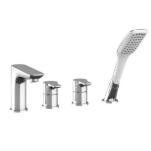 Paveikslėlis 4 angų vonios maišytuvas Oxalia chromas