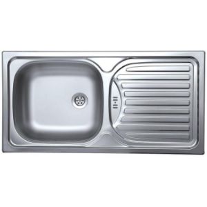 Paveikslėlis Classic N-143 435x860 vieno dubens plieninė kriauklė Paveikslėlis Classic N-143 435x860 vieno dubens plieninė kriauklė