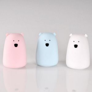 Paveikslėlis LED meškiuko lempa mėlyna čiaupas USB 312969 LB1