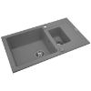 Sparta Plus kriauklė (78x48) 1½B 1D betoninė pilka paveikslėlis