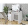 Tualetinis staliukas su apšvietimu 3s Diva 49 baltas laminatas paveikslėlis