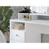 Tualetinis staliukas su apšvietimu 3s Diva 49 baltas laminatas paveikslėlis
