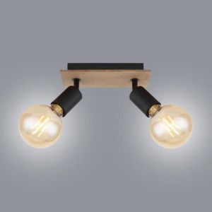 Paveikslėlis Šviestuvas 54008-2H Juoda/ruda LS2