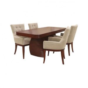 Paveikslėlis Marcel 1+4 ST720 I KR749 BR2268 Loka 11 stalo ir kėdžių komplektas