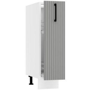 Paveikslėlis Virtuvinė spintelė Kate d20 cargo + krepšys pilka matinė Paveikslėlis Virtuvinė spintelė Kate d20 cargo + krepšys pilka matinė