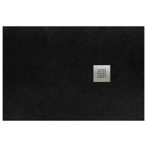 Rodyti išsamią informaciją apie Stačiakampis dušo padėklas Opal 170/90/2,6 juodas Stačiakampis dušo padėklas Opal 170/90/2,6 juodas paveikslėlis