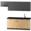 Virtuvės spintelė Clara D60 Pc P/L Graphite Grey/Artisan paveikslėlis