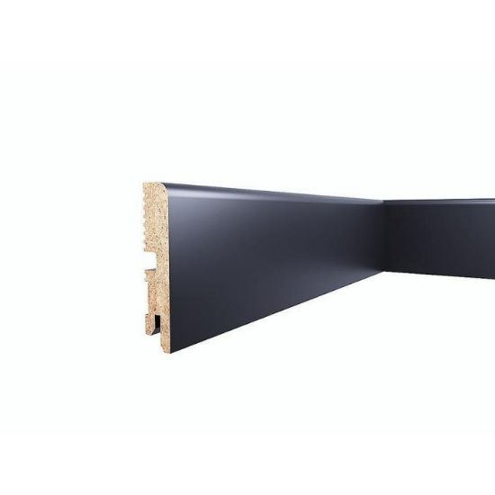 Grindjuostė MDF Foge LB1 80 juoda pusiau matinė paveikslėlis