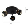 Lempa Boni 98-66602 GU10 LED juoda PL3 paveikslėlis