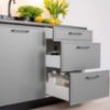 Virtuvės spintelė Emily W60grf/2 Sd Dast Grey paveikslėlis