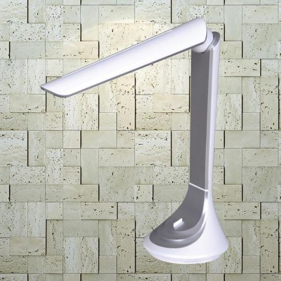 Stalinė lempa Aston K-MT- 205 sidabrinė LED 5W LB paveikslėlis