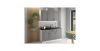 Virtuvės spintelė Stilo dustgrey/balta 45g/72 1f paveikslėlis
