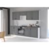 Virtuvės spintelė Stilo dustgrey/balta 45g/72 1f paveikslėlis