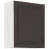 Virtuvės spintelė STILO grafito matinis/baltas 60g-72 1f paveikslėlis