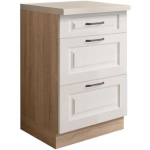 Paveikslėlis Spintelė Smart 9D Sonoma/White Mat Virtuvės spintelė Smart 9D Sonoma/White Mat
