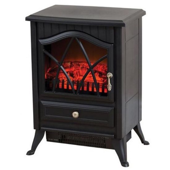 Elektrinis židinys ADRIA Black 1800W paveikslėlis