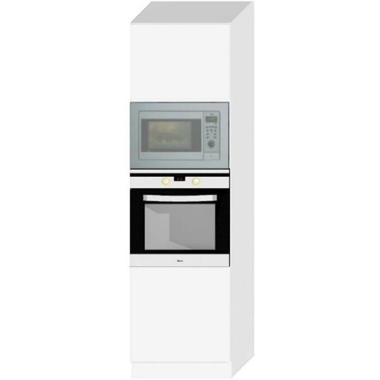 Virtuvės spintelė Livia D60PK MV 2133 PL balta žirnių matinė paveikslėlis