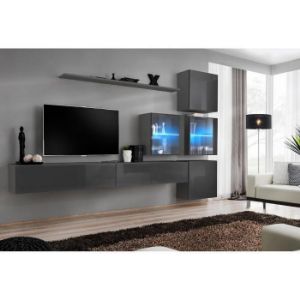 Paveikslėlis Sekcija Switch XIX stiklas + LED grafitas