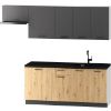 Virtuvės spintelė Clara D15 Cargo Grey Graphite/Artisan paveikslėlis