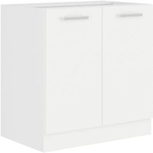 Virtuvės spintelė Eko White 80D 2F BB paveikslėlis