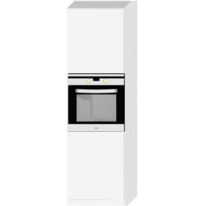 Virtuvės spintelė Livia D60PK 2133 PL balta žirnių matinė paveikslėlis