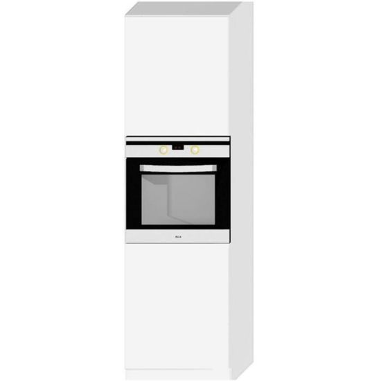 Virtuvės spintelė Livia D60PK 2133 PL balta žirnių matinė paveikslėlis