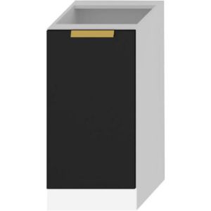 Paveikslėlis Virtuvės spintelė Denis d40 en juoda matinė/balta Paveikslėlis Virtuvės spintelė Denis d40 en juoda matinė/balta