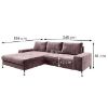 Kampinė sofa su miegamąja funkcija Venus Kronos 27 kairioji sofa paveikslėlis