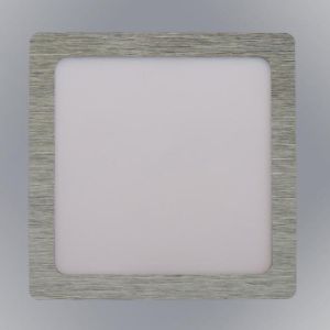 Paveikslėlis LED skydo blokas 12W 4200K Square Chrome