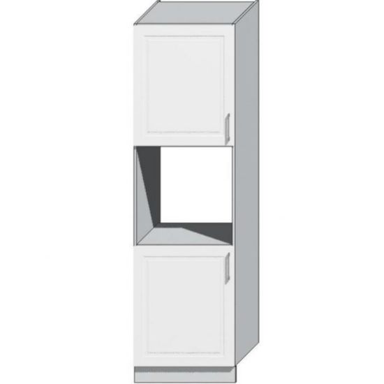 Virtuvės spintelė Natalia D60PK 2133 PL Baltas blizgesys paveikslėlis