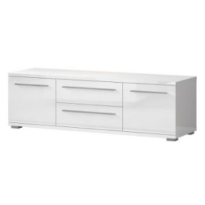 Paveikslėlis TV spintelė Piano TV150-2K2F/PN-70/KA/70 crystal white